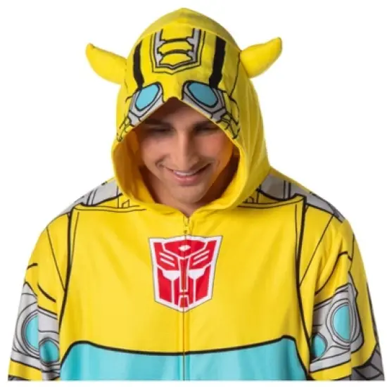 Transformers Men's Retro Character Union Suit One Piece Costume Pajama image {1}