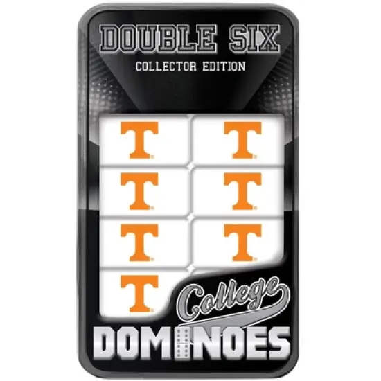 MasterPieces Officially Licensed NCAA Tennessee Volunteers 28 Piece Dominoes Game for Adults image {1}