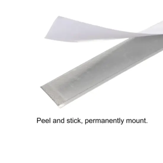 Unique Bargains Steel Right to Left Read Sticky Metric Scale Adhesive Tape Measure image {3}