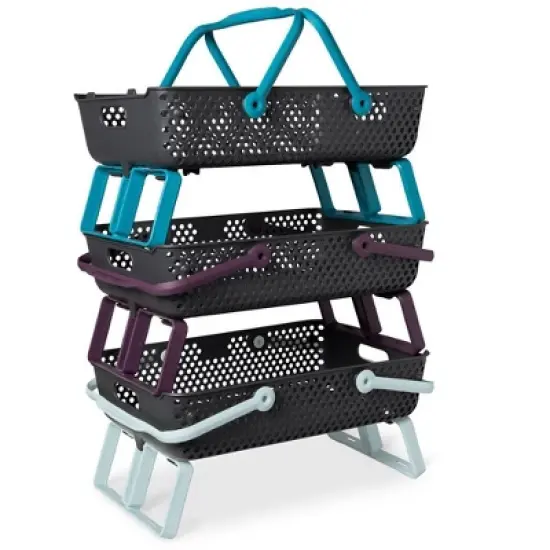 Gardener's Supply Company Multipurpose Garden Basket | Large Mod Hod For Carrying, Collecting, and Cleaning Vegetable Harvest | Farmers Market Basket image {3}