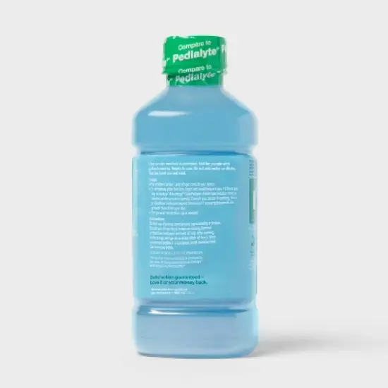 Blue Raspberry Oral Electrolyte Solution - 33.8 fl oz - up&up&trade; image {3}