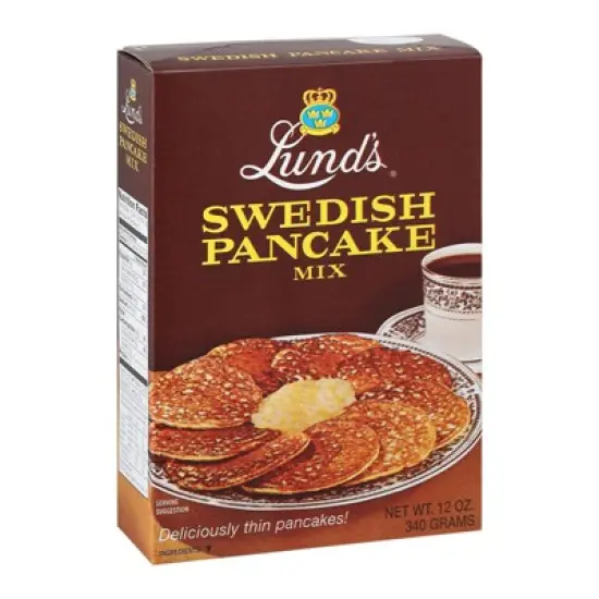 Lund's Swedish Pancake Mix - Case of 12/12 oz image {1}