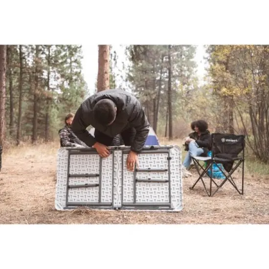 Stansport Folding Camping Table With Adjustable Height 48" x 24" image {8}