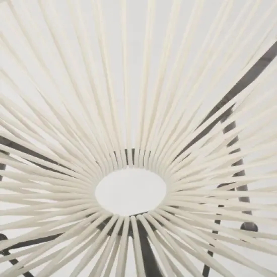 Java 3pc Faux Rattan Modern Chat Set - White - Christopher Knight Home image {5}