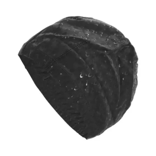 Unique Bargains PU Pleated style Swimming Cap 1 Pc image {7}