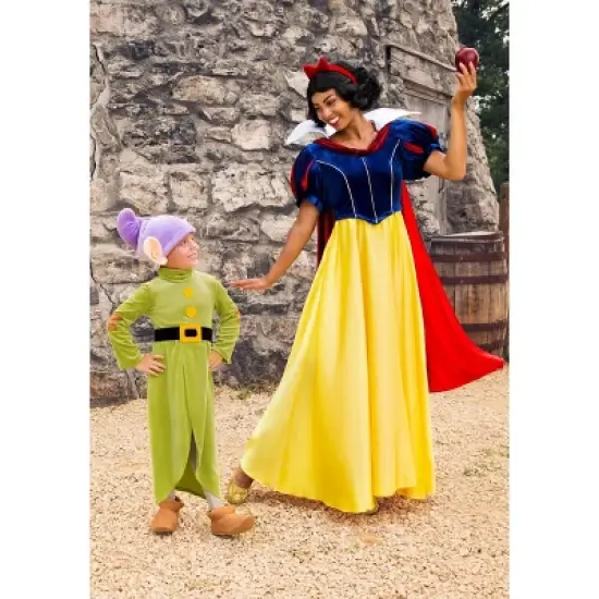 HalloweenCostumes.com Disney's Snow White Costume for Women, Adult Magical Princess Classic Yellow Bodice and Skirt image {7}