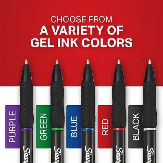 Sharpie S-Gel Retractable Gel Pen Medium Point Purple Ink Dozen (2126235) image {2}