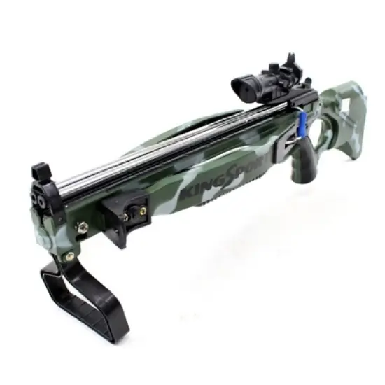 Insten Military Crossbow Playset with 3 Suction Cup Arrows & 30" Scope, Camouflage Toys for Kids image {4}