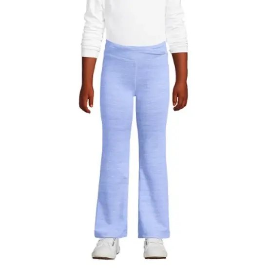 Lands' End Kids High Waisted Active Flare Leggings image {2}