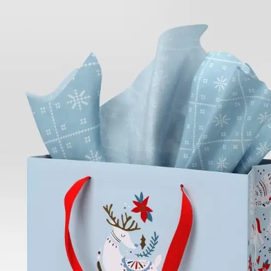 30ct Christmas Tissue Paper Blue/Red/White - Wondershop&trade; image {1}