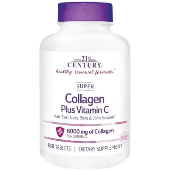 21St Century Super Collagen Plus Vitamin C Tablets, 180 Count image {8}