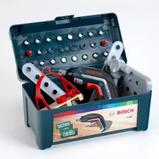 Theo Klein Bosch Premium Realistic Creative Imaginative Play 73 Piece Tool Truck Set Toy with Accessories for Kids Ages 3 and Up image {4}