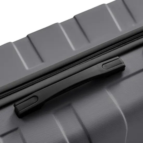 Gulches Luggage Sets, ABS Hardshell 3pcs Luggage Hardside,  Lightweight Durable Suitcase sets Spinner Wheels Suitcase with TSA Lock 20''24''28'', Grey image {6}