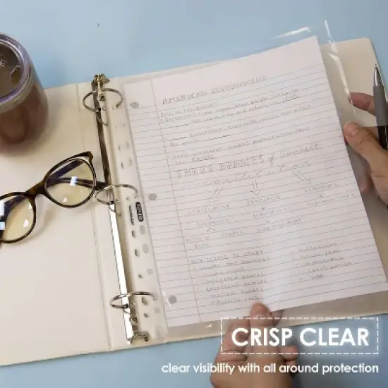 BAZIC PRODUCTS BAZIC Standard Weight Top Loading Sheet Protectors (100/Box) image {3}