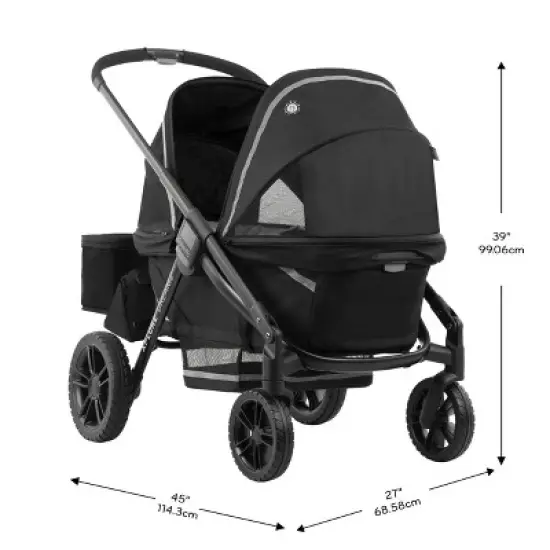 Evenflo Pivot Xplore Dreamz Stroller Wagon with Infant Car Seat Adapter image {36}