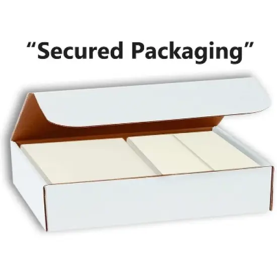 Hamilco Card Stock Blank Note Cards with Envelopes Flat 5" x 7" Cream Cardstock Paper 100lb Cover - 100 Pack image {3}