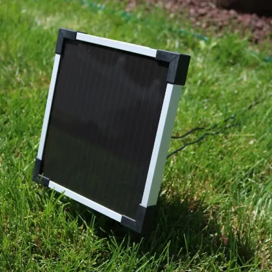 Sunnydaze Outdoor Polyresin Desert Spring Solar Powered Water Fountain with Battery Backup, Submersible Pump, and Panel - 30" image {6}