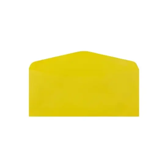 JAM Paper #9 Business Envelope 3 7/8" x 8 7/8" Yellow 25/Pack (1532902) image {1}