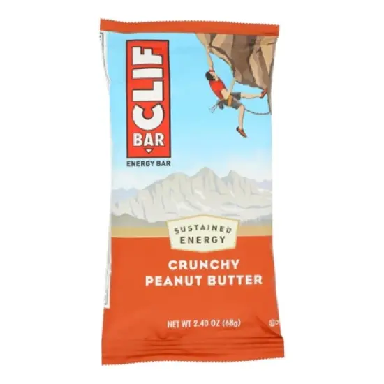 Clif Bar Organic Crunch Peanut Butter - Case of 12/2.4 oz image {1}