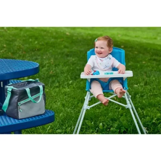 Regalo My Portable High Chair with Tray - Aqua image {2}