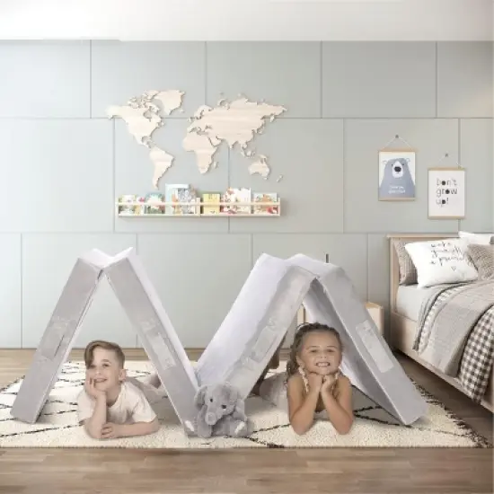 Milliard Kids and Toddler Sofa Play Couch With Bonus Blanket image {5}