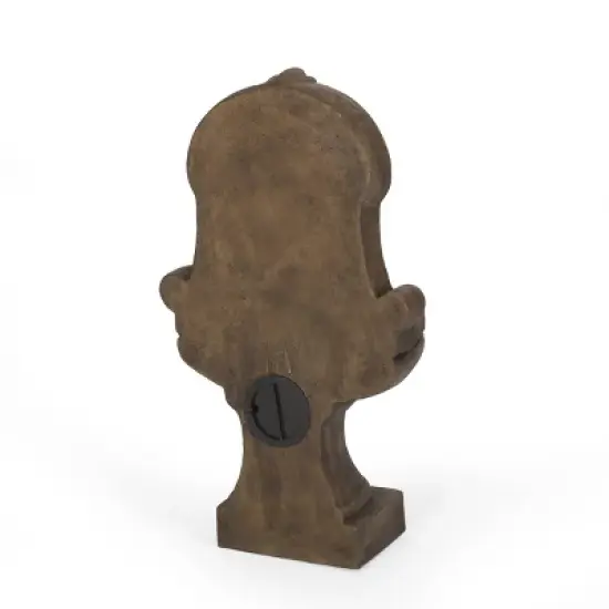 Fraser Outdoor 2-Tier Single Spout Fountain - Light Brown - Christopher Knight Home image {2}