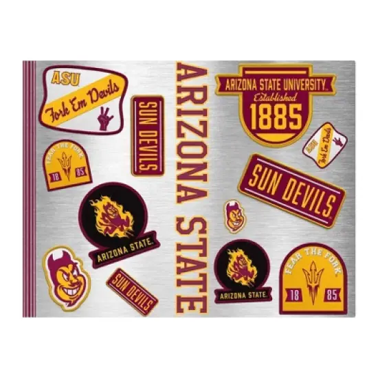 NCAA Arizona State Sun Devils Varsity Thirst Water Bottle - 24oz: Stainless Steel, Portable Drinkware image {3}