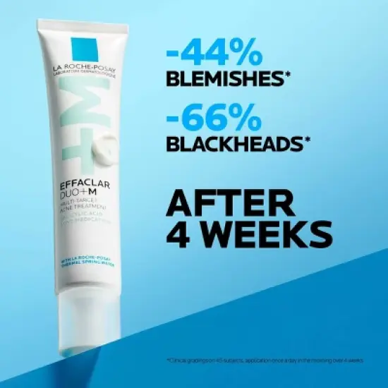 La Roche Posay Effaclar Duo + M Multi Target Acne Treatment with Salicylic Acid - 1.35 fl oz image {5}