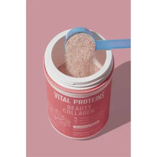 Vital Proteins Beauty Collagen Strawberry Lemon Dietary Supplements - 9.6oz image {5}