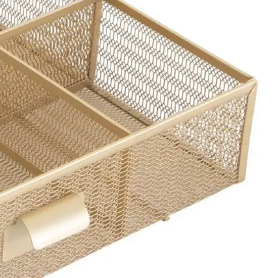 Blu Monaco Workspace Desk Organizer - Desktop Rack with Tiered File Sorters and Drawer for Office Supplies, Paper, Devices, and Folders image {8}