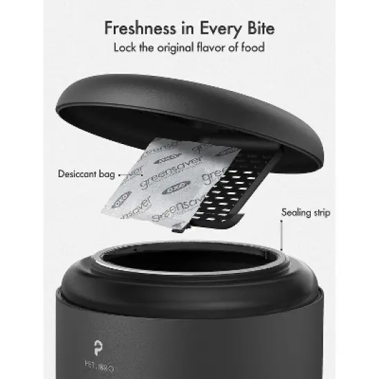 PETLIBRO Automatic Cat Feeder for Two Cats, 5L Dry Food Dispenser with Splitter and Two Stainless Bowls, 10s Meal Call and Timer Setting for Cat & Dog image {2}