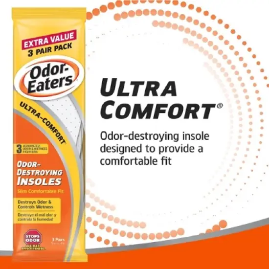 Odor-Eaters Comfort Shoe Insole - 3ct image {1}