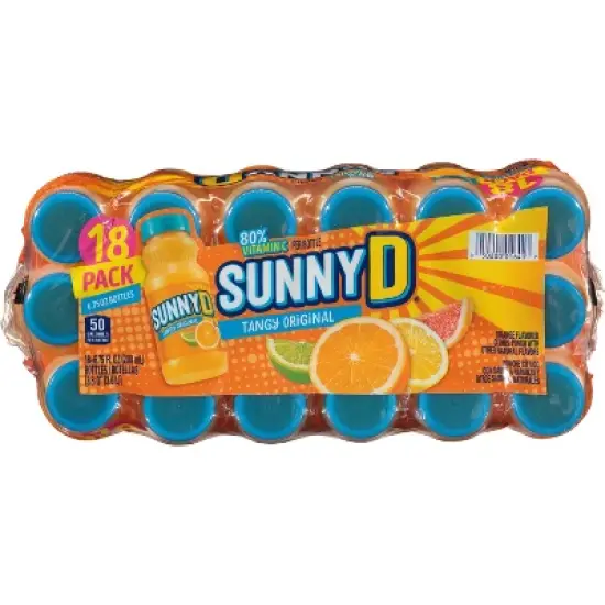 SunnyD Orange Juice Drink - 18pk/6.75 fl oz Bottles image {4}