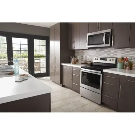 Whirlpool WMH31017HS 1.7 Cu. Ft. Stainless Microwave Hood Combination image {4}