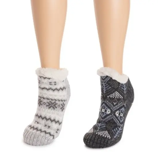MUK LUKS Women's 2 Pack Short Cabin Sock image {4}