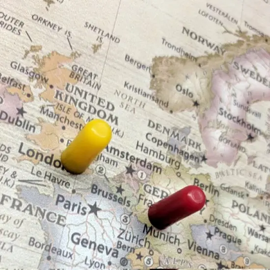 Home Magnetics World Map - XL Tan image {4}