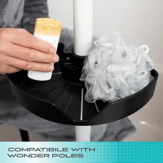 Stander Wonder Pole Bin Accessory, Storage Organizer & Shower Caddy image {2}