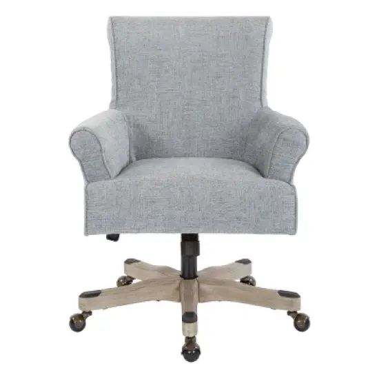 Megan Office Chair with Gray Wash Wood - OSP Home Furnishings image {1}
