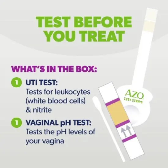 AZO At Home UTI and Vaginal pH Test Kit image {3}