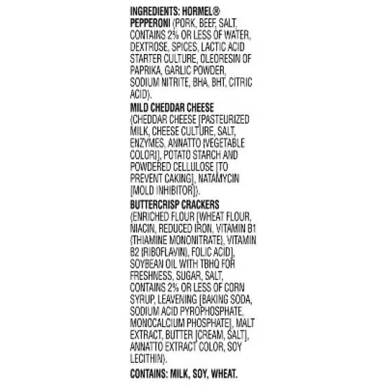 Hormel Gatherings Pepperoni, Cheddar Cheese & Crackers Charcuterie Snack Tray - 14oz image {5}
