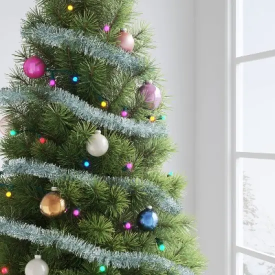 100ct LED Mini Sphere Christmas Orb and Globe String Lights with Green Wire - Wondershop&trade; image {1}