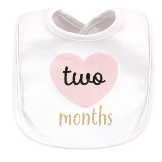 Hudson Baby Infant Girl Cotton Bibs 13pk, Hello World, One Size image {2}
