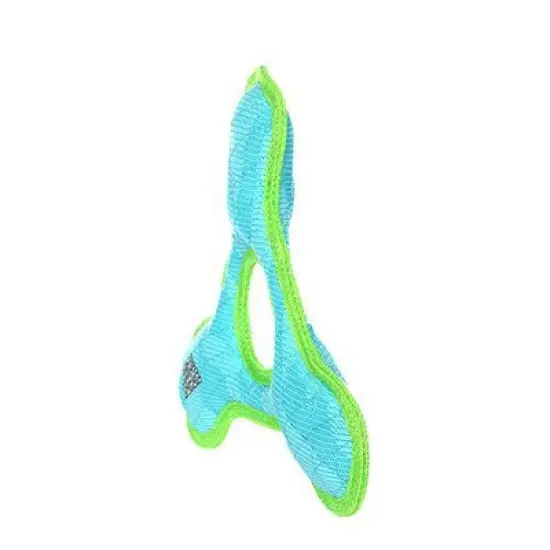 DuraForce Triangle Ring Dog Toy - Blue/Green image {2}