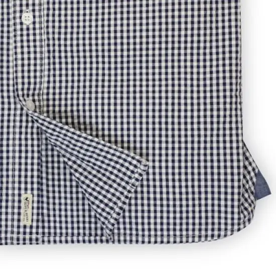 Hope & Henry Mens' Seersucker Short Sleeve Button Down Shirt image {5}