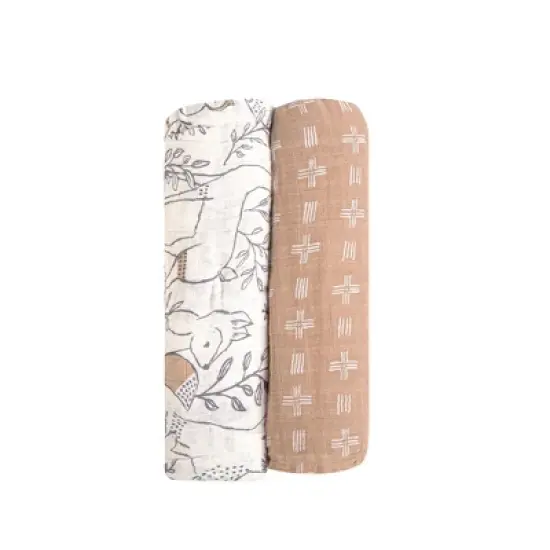 Crane Baby Muslin Swaddle Blanket - 2pk image {9}
