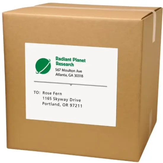 PRES-a-ply White Labels, 8-1/2" x 11", Permanent-Adhesive, 1-up, 100 labels image {1}