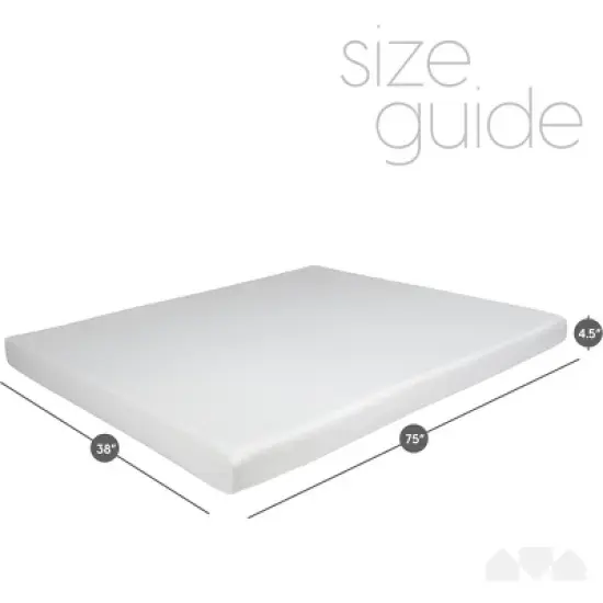 Milliard Premium 4.5 Inch Memory Foam Sofa Bed Replacement Mattress image {5}