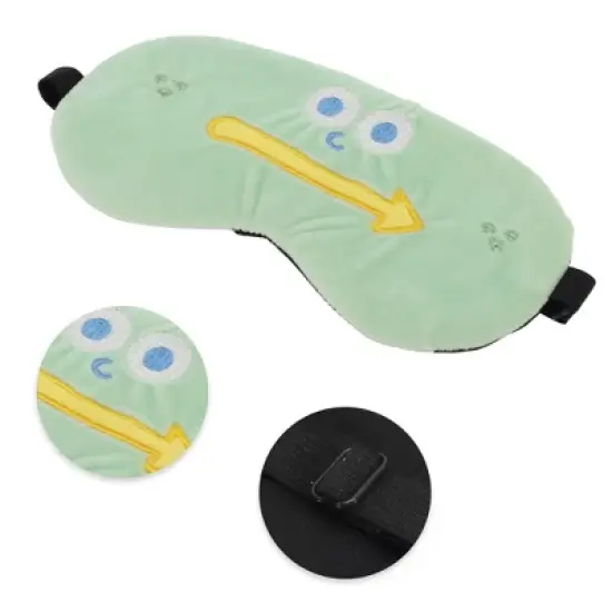 Unique Bargains Soft Cartoon Sleep Mask Arrow Green 1 Pc image {2}