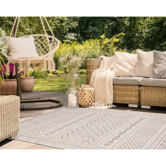 Liora Manne Avena  Indoor/Outdoor Rug  Ivory image {3}