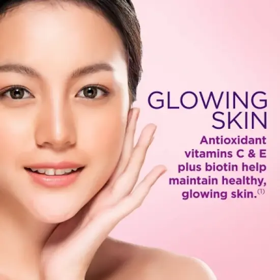 Nature's Bounty Optimal Solutions Hair, Skin & Nails Gummies with Biotin - 40ct image {3}